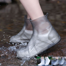장마철 레인 슈즈 커버 실리콘 신발 방수 미끄럼 방지 보호 방수화