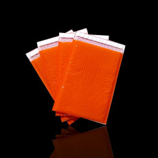 오렌지 택배봉투 에어캡 안전봉투 38X45cm +4cm 25매